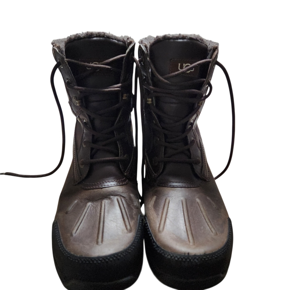 UGG Adirondack Dark Brown Leather Boots